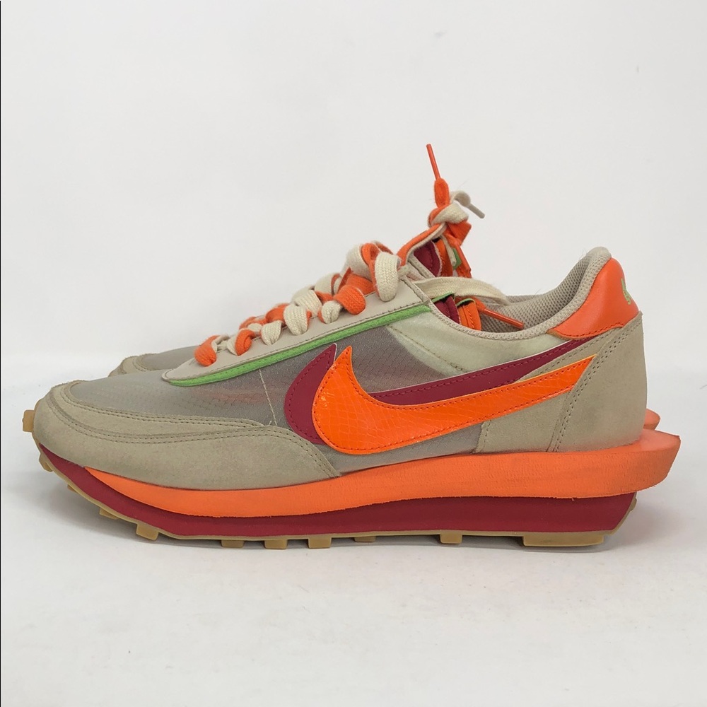 Nike Mens LD Waffle Sacai x Clot Kiss Of Death 2 DH1347-100 Shoes - Size 11 - Picture 6 of 15